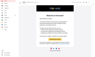 Harvest21 donor journey